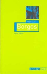 Tapa de Jorge Luis Borges (Critical Lives)