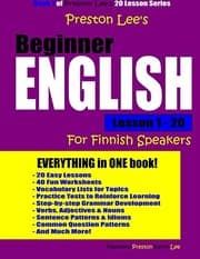 Tapa de Preston Lee's Beginner English Lesson 1 - 20 For Finnish Speakers
