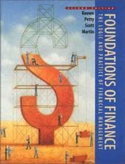 Tapa de Foundations of finance