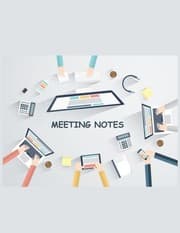 Tapa de Meeting Notes