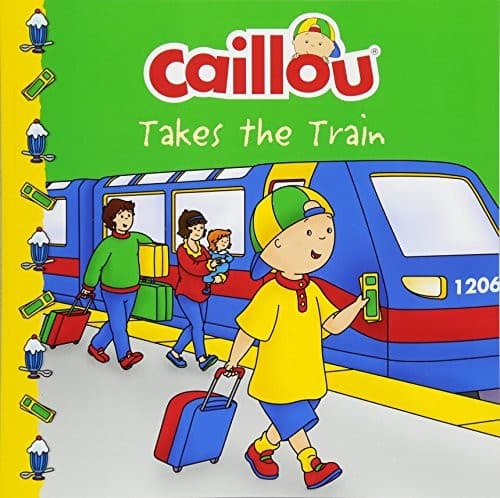 Tapa de Caillou Takes the Train