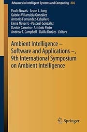 Tapa de Ambient Intelligence - Software and Applications -, 9th International Symposium on Ambient Intelligence