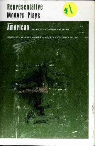 Tapa de Representative Modern Plays, American