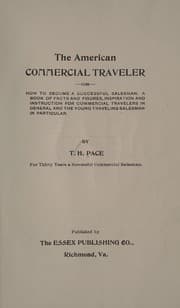 Tapa de The American commercial traveler