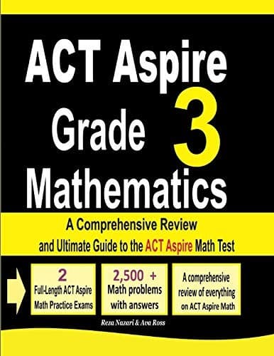 Tapa de ACT Aspire Grade 3 Mathematics