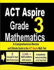 Tapa de ACT Aspire Grade 3 Mathematics