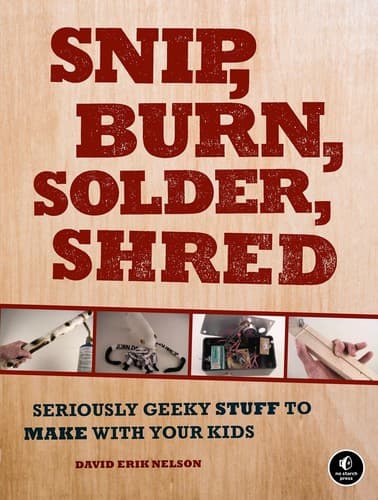 Tapa de Snip, burn, solder, shred