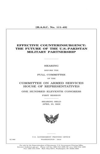 Tapa de Effective counterinsurgency