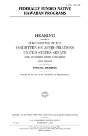 Tapa de Federally funded native Hawaiian programs