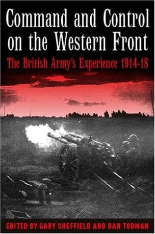 Tapa de Command and control on the Western Front
