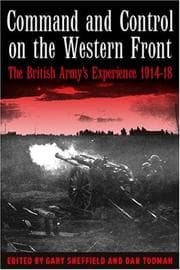 Tapa de Command and control on the Western Front