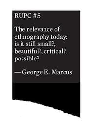 Tapa de The relevance of ethnography today