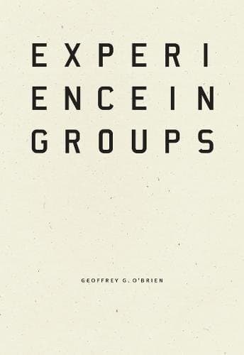 Tapa de Experience in Groups