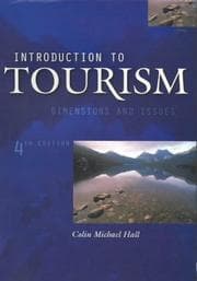 Tapa de Introduction to tourism