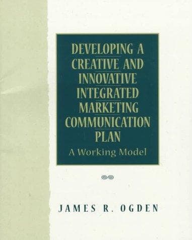 Tapa de Developing a creative and innovative integrated marketing communications plan