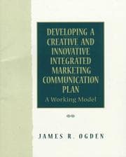 Tapa de Developing a creative and innovative integrated marketing communications plan