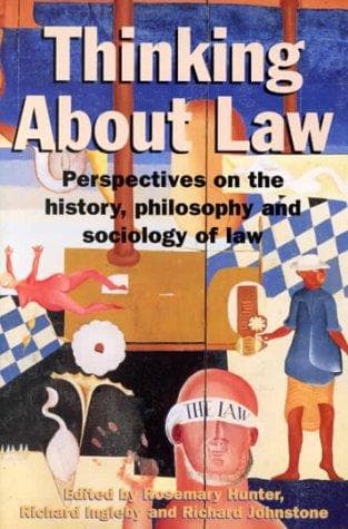 Tapa de Thinking about law