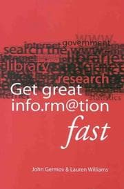 Tapa de Get great information fast