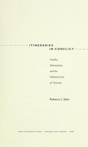 Tapa de Itineraries in conflict