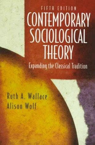 Tapa de Contemporary Sociological Theory
