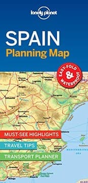 Tapa de Lonely Planet Spain Planning Map