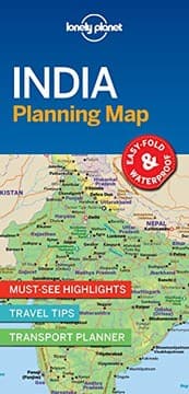 Tapa de Lonely Planet India Planning Map