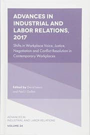 Tapa de Advances in Industrial and Labor Relations, 2017
