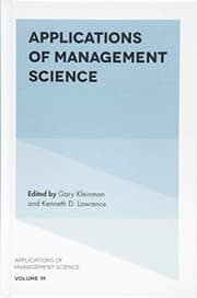 Tapa de Applications of Management Science