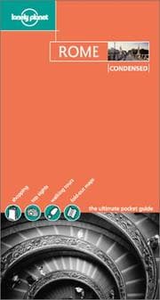 Tapa de Lonely Planet Condensed Rome (Lonely Planet Best of Rome)
