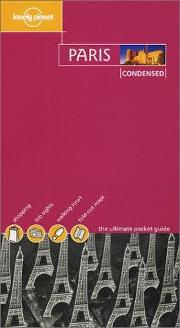 Tapa de Lonely Planet Paris Condensed
