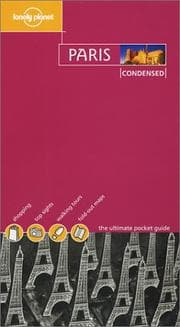 Tapa de Lonely Planet Paris Condensed