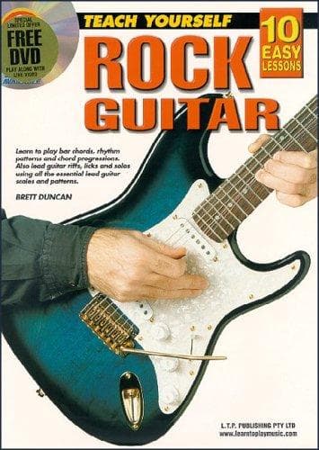 Tapa de 10 Easy Lessons Rock Guitar