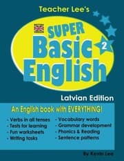 Tapa de Teacher Lee's Super Basic English 2 - Latvian Edition
