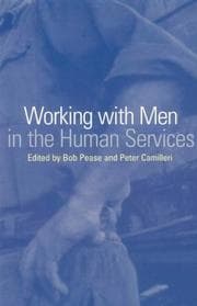 Tapa de Working with Men in the Human Services
