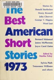 Tapa de The Best American Short Stories 1973