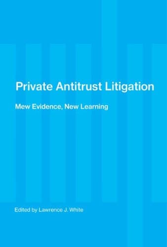 Tapa de Private antitrust litigation