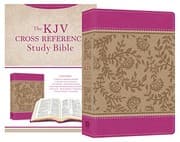 Tapa de KJV Cross Reference Study Bible Compact [Peony Blossoms]