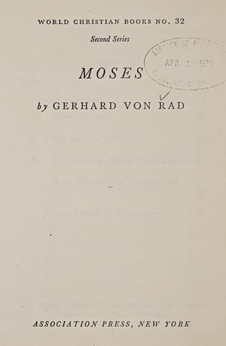 Tapa de Moses