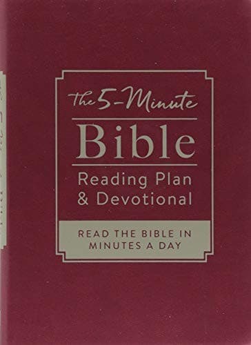 Tapa de The 5-Minute Bible Reading Plan and Devotional