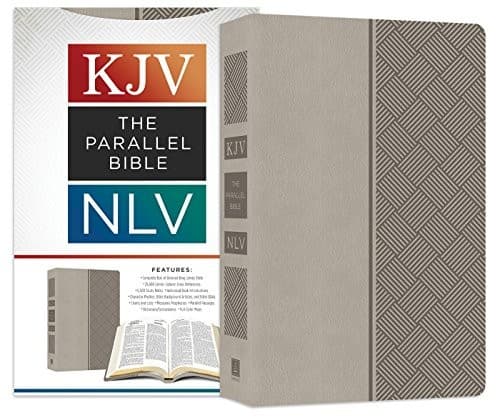 Tapa de The KJV NLV Parallel Bible [Pewter]