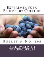 Tapa de Experiments in Blueberry Culture