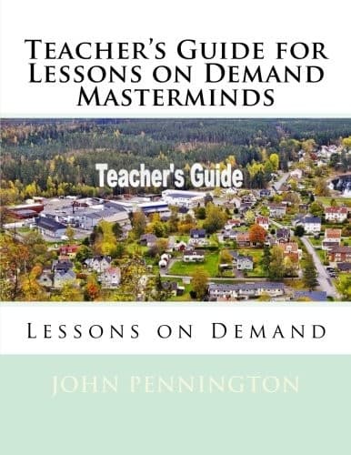 Tapa de Teacher's Guide for Lessons on Demand Masterminds