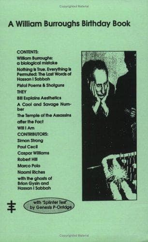 Tapa de William Burroughs Birthday Book