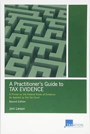 Tapa de A Practitioner's Guide to Tax Evidence