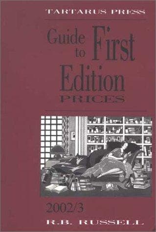 Tapa de Guide to First Edition Prices 2002/3