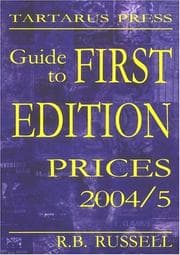 Tapa de Guide to First Edition Prices 2004/2005
