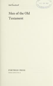 Tapa de Men of the Old Testament