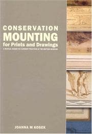 Tapa de Conservation mounting for prints and drawings