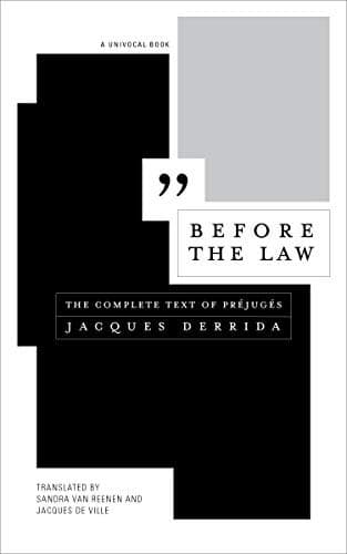 Tapa de Before the Law