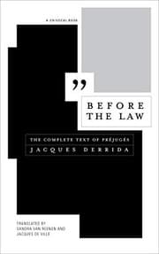 Tapa de Before the Law
